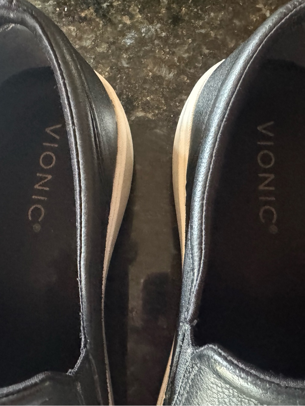 Vionic Kearney Slip-On Leather Sneakers - Size 8 only worn a few times. - Picture 4 of 5